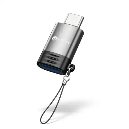 نمایش جزئیات مبدل USB OTG به USB-C بنیوس مدل BE-TG02