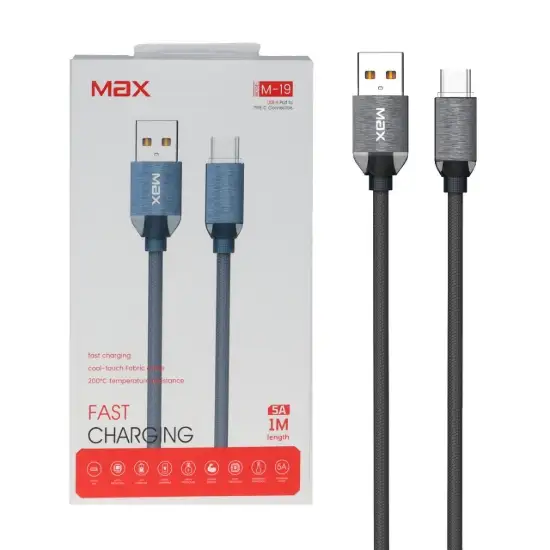 تصویر کابل تبدیل USB-C به USB تویین مکس مدل M-19