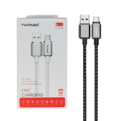 نمایش جزئیات کابل تبدیل USB-C به USB تویین مکس مدل M-23