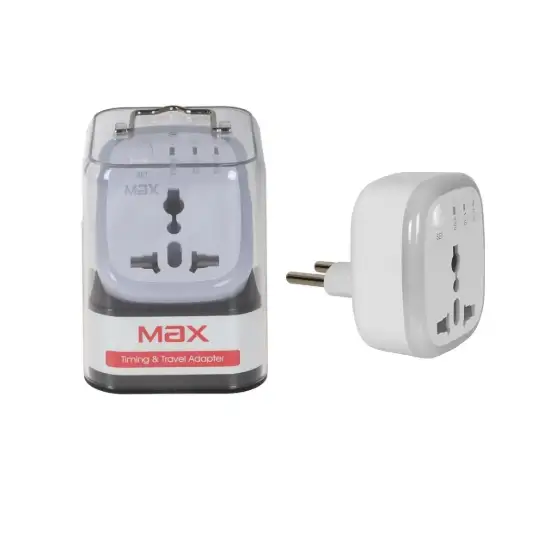 تصویر تبدیل برق 3 به 2 تایمر دار تویین مکس مدل M-X6