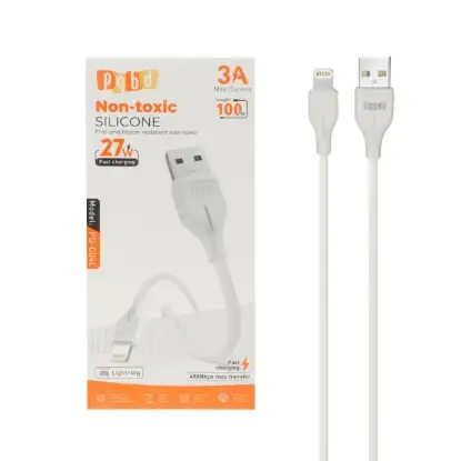 نمایش جزئیات کابل تبدیل لایتنینگ به USB پی کیو بی دی مدل PQ-C04L