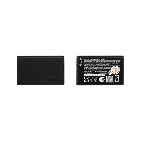 تصویر باتری موبایل نوکیا مدل BL-L5J با ظرفیت 1000mAh