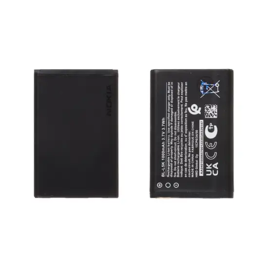 تصویر باتری موبایل نوکیا مدل BL-L5K با ظرفیت 1000mAh