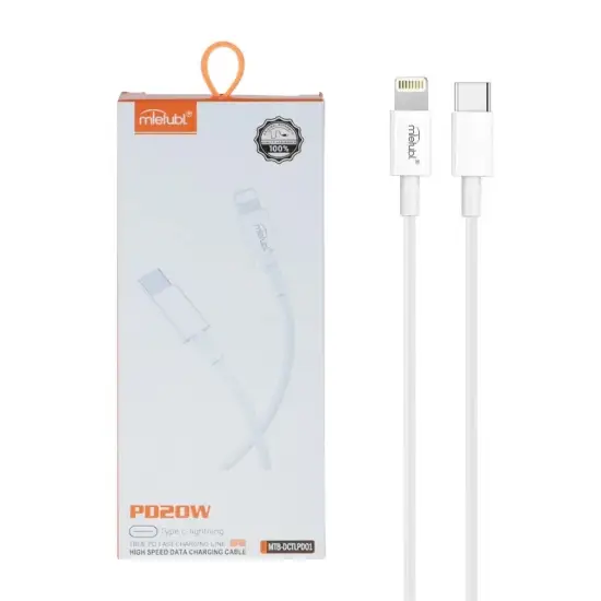 تصویر کابل تبدیل لایتنینگ به USB-C میتوبل مدل MTB-DCTLPD01