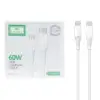 کابل تبدیل پاوربانک USB-C به USB-C ارلدام مدل EC-163C-C - تصویر یکم