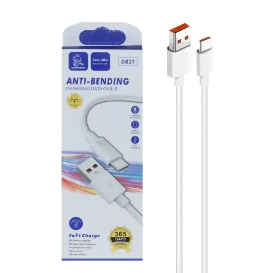 تصویر کابل تبدیل USB به USB-C دنمن مدل D82T