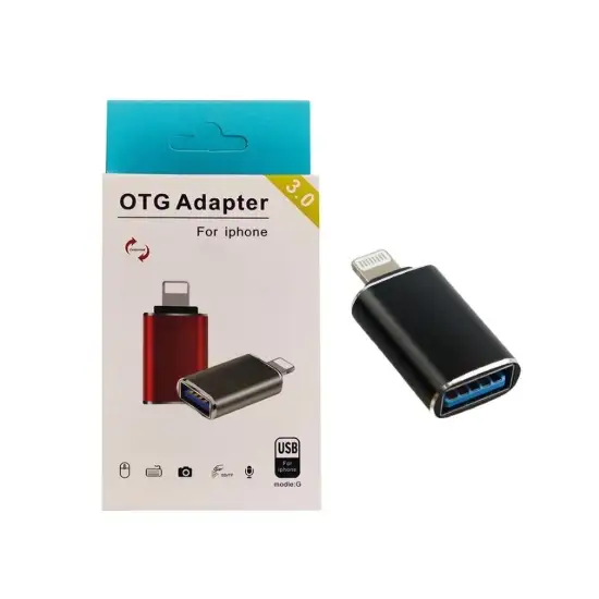 تصویر مبدل OTG USB به لایتنینگ مدل G