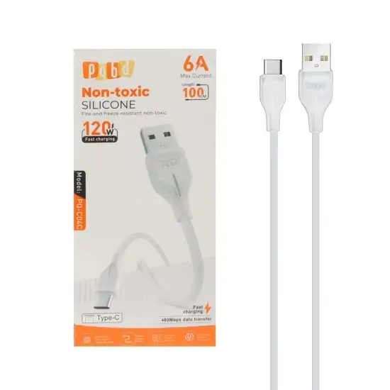 تصویر کابل تبدیل USB به USB-C پی کیو بی دی مدل PQ-C04C