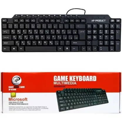 نمایش جزئیات کیبورد با سیم ایکس پی پروداکت مدل XP-8200U