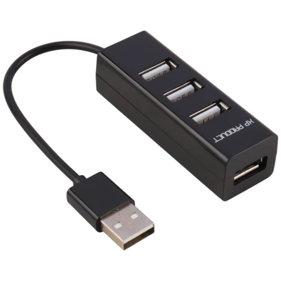 تصویر هاب 4 پورت USB2.0 ایکس پی پروداکت مدل XP-H827U