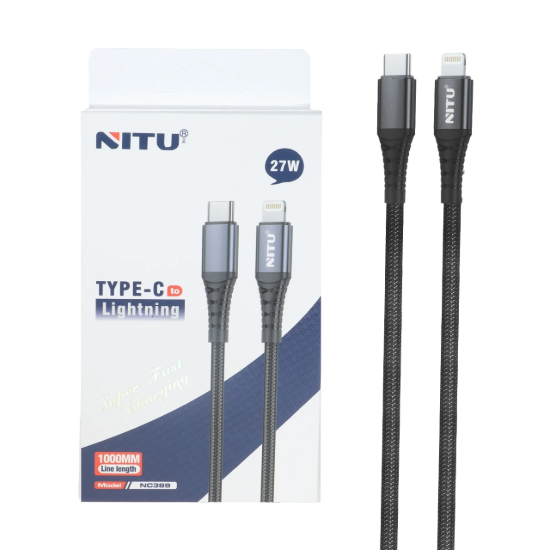 تصویر کابل تبدیل لایتنینگ به USB-C نیتو مدل NC389