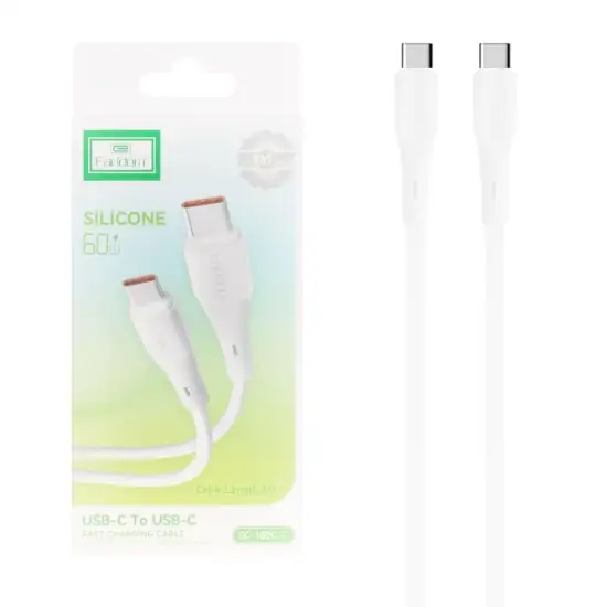 تصویر کابل تبدیل USB-C به USB-C ارلدام مدل EC-185C-C