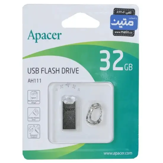 تصویر فلش مموری اپیسر مدل AH111 USB2.0 ظرفیت 32 گیگابایت
