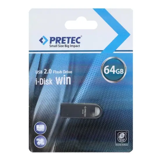 تصویر فلش مموری پرتک مدل win USB 2.0 ظرفیت 64 گیگابایت