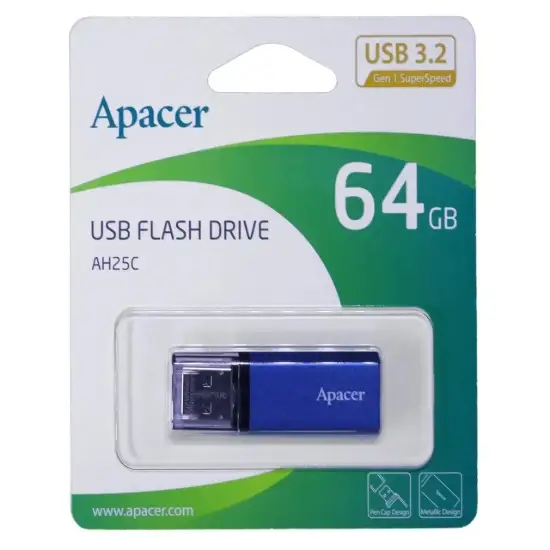تصویر فلش مموری اپیسر مدل AH25C USB3.2 ظرفیت 64 گیگابایت