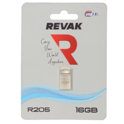 نمایش جزئیات فلش مموری ریواک مدل R205 USB2.0 ظرفیت 16 گیگابایت