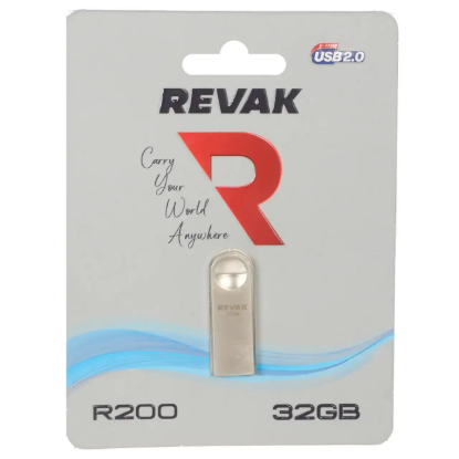 نمایش جزئیات فلش مموری ریواک مدل R200 USB2.0 ظرفیت 32 گیگابایت