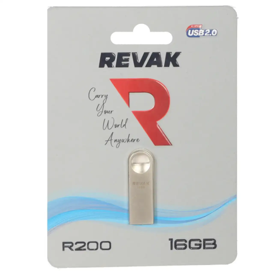 تصویر فلش مموری ریواک مدل R200 USB2.0 ظرفیت 16 گیگابایت