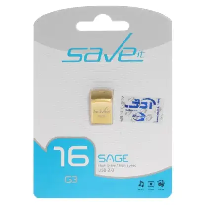 نمایش جزئیات فلش مموری سیو ایت مدل Sage USB2.0 ظرفیت 16 گیگابایت