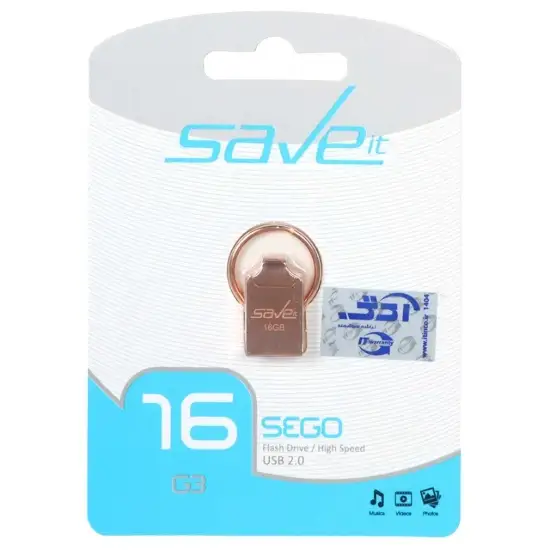 تصویر فلش مموری سیو ایت مدل Sky USB2.0 ظرفیت 16 گیگابایت