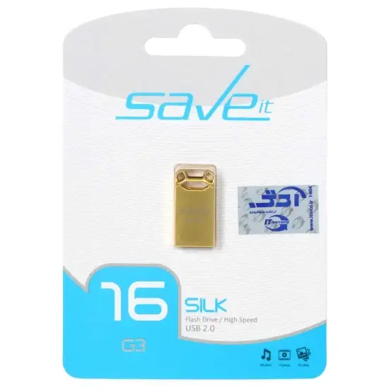 تصویر فلش مموری سیو ایت مدل Silk USB2.0 ظرفیت 16 گیگابایت