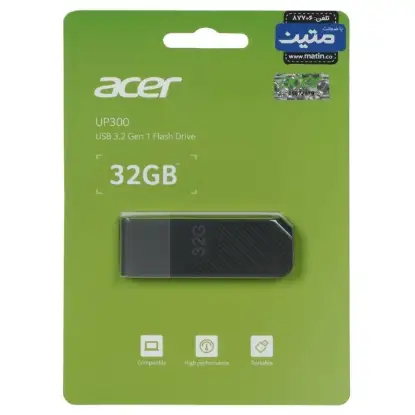 نمایش جزئیات فلش مموری ایسر مدل UP300 USB 3.2 ظرفیت 32 گیگابایت