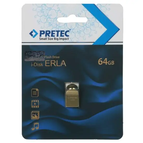 تصویر فلش مموری پرتک مدل Erla USB2.0 ظرفیت 64 گیگابایت