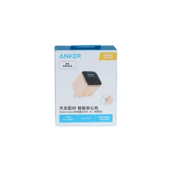 تصویر شارژر دیواری 45 وات تک پورت انکر مدل A121DPO1 Nano Charger Foldable 180°