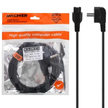 نمایش جزئیات کابل برق سه پین مدل MR-88 طول 1.5 متر