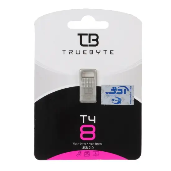 تصویر فلش مموری تروبایت مدل T4 USB2.0 ظرفیت 8 گیگابایت