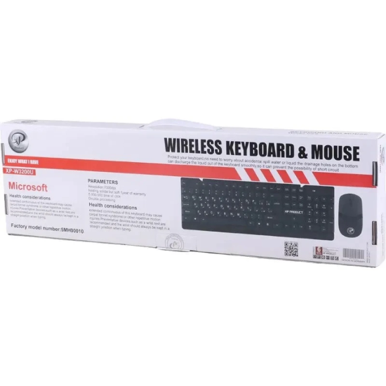 تصویر ماوس و کیبورد بی سیم ایکس پی پروداکت مدل XP-W3200U