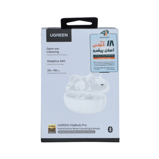 تصویر هدفون بلوتوثی یوگرین مدل Clipbuds Pro WS218-65880