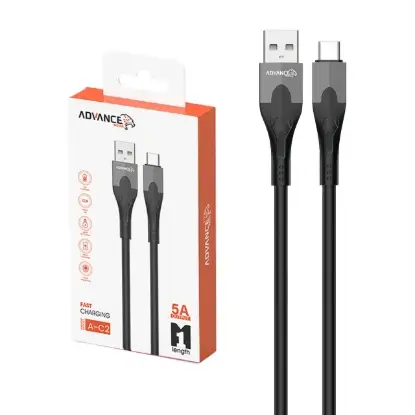 نمایش جزئیات کابل تبدیل USB به USB-C ادونس مدیا مدل A-C2
