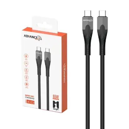 نمایش جزئیات کابل تبدیل USB-C به USB-C ادونس مدیا مدل A-C2