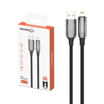 نمایش جزئیات کابل تبدیل USB به لایتنینگ ادونس مدیا مدل A-C5