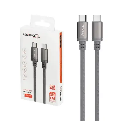 نمایش جزئیات کابل تبدیل USB-C به USB-C ادونس مدیا مدل A-C7