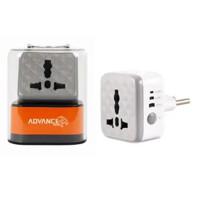 نمایش جزئیات تبدیل برق 3 به 2 تایمر دار ادونس مدیا مدل A-K40