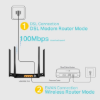 مودم روتر VDSL/ADSL تی پی-لینک مدل AC1200 - تصویر هشتم