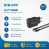 شارژر دیواری 30 وات فست تک پورت فیلیپس مدل DLP5312 همراه کابل تبدیل USB-C - تصویر چهارم
