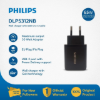 شارژر دیواری 30 وات فست تک پورت فیلیپس مدل DLP5312 همراه کابل تبدیل USB-C - تصویر ششم