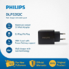 شارژر دیواری 30 وات فست تک پورت فیلیپس مدل DLP5312 همراه کابل تبدیل USB-C - تصویر هفتم