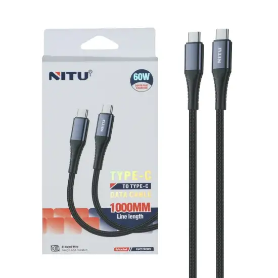 تصویر کابل تبدیل USB-C به USB-C نیتو مدل NC388