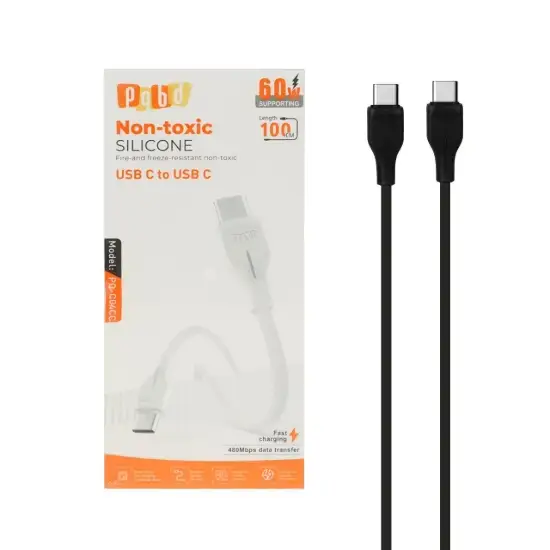 تصویر کابل تبدیل USB-C به USB-C پی کیو بی دی مدل PQ-C04CC