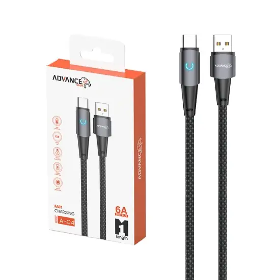 تصویر کابل تبدیل USB به USB-C ادونس مدیا مدل A-C4