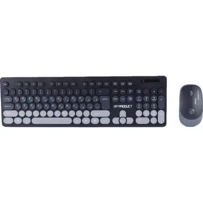 نمایش جزئیات ماوس و کیبورد بی سیم ایکس پی پروداکت مدل XP-W3000U