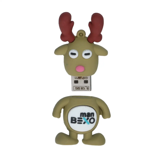 تصویر فلش مموری بکسو مدل  BX-128 USB2.0 ظرفیت 32 گیگابایت عروسکی