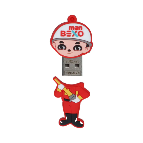 تصویر فلش مموری بکسو مدل  BX-152 USB2.0 ظرفیت 32 گیگابایت عروسکی