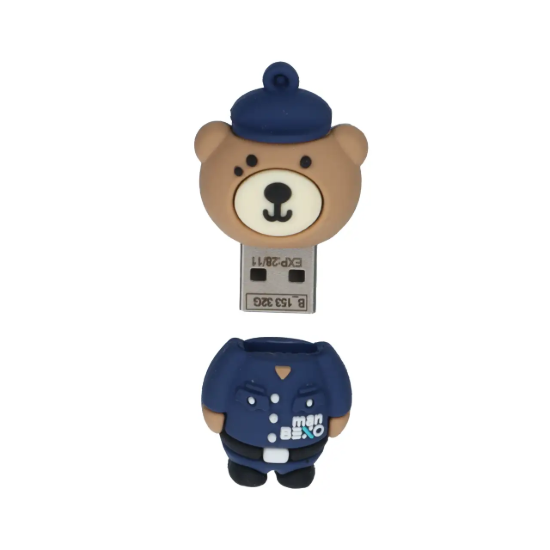 تصویر فلش مموری بکسو مدل  BX-153 USB2.0 ظرفیت 32 گیگابایت عروسکی