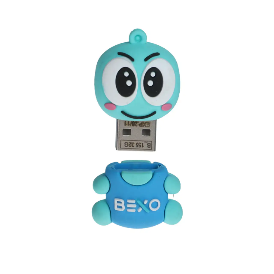 تصویر فلش مموری بکسو مدل  BX-155 USB2.0 ظرفیت 32 گیگابایت عروسکی