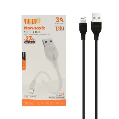 نمایش جزئیات کابل تبدیل USB به لایتنینگ پی کیو بی دی مدل PQ-C04L